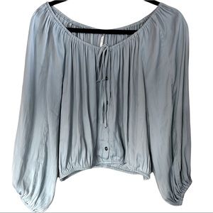 Free People Light Blue Top Size S